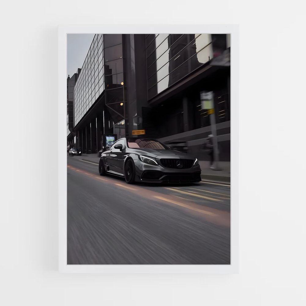 Poster Black Edition S-Class – affiche Mercedes (vue 3)